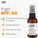 Love Earth Vitamin C Sunscreen Spf 50