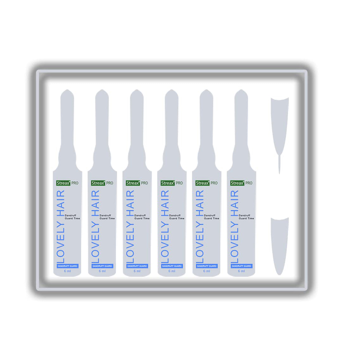 Streax Professional Lovely Hair Ampoules 6N*6Ml Each