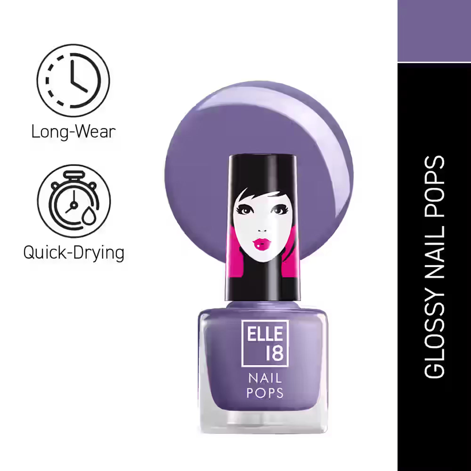 Lakme Elle 18 Nail Pops Nail Color 5Ml