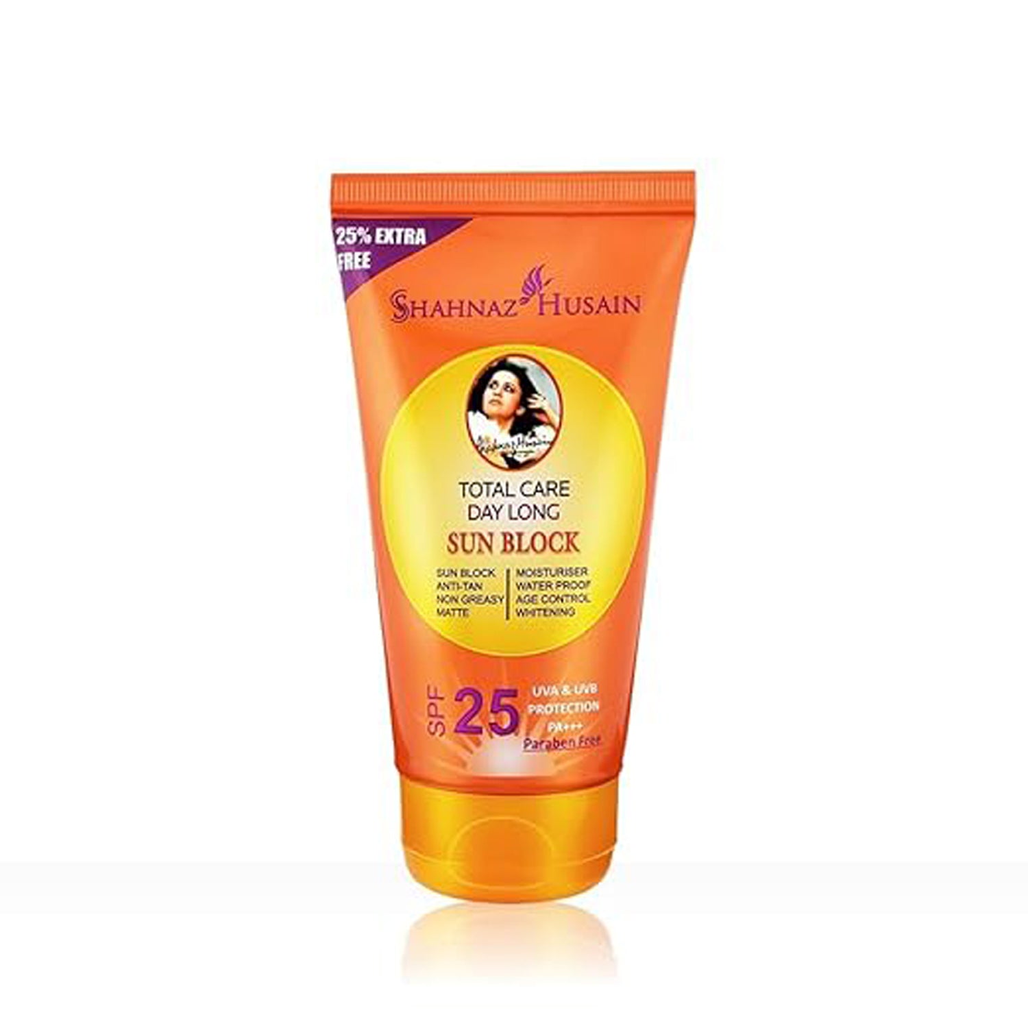 Shahnaz Husain Total Care Day Long Sun Block Spf 25 Uva & Uvb Protection Pa+++