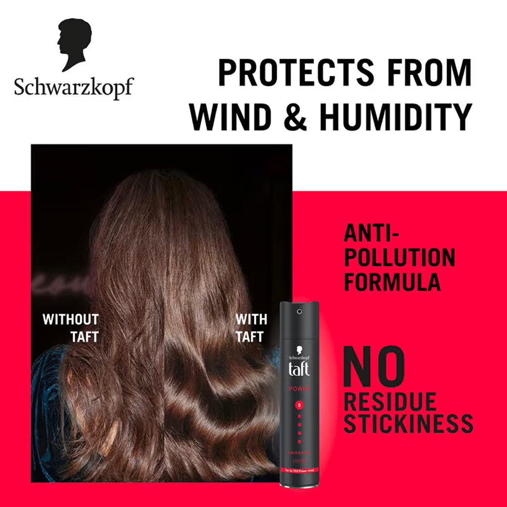 Schwarzkopf Taft Hairspray For Power Hold