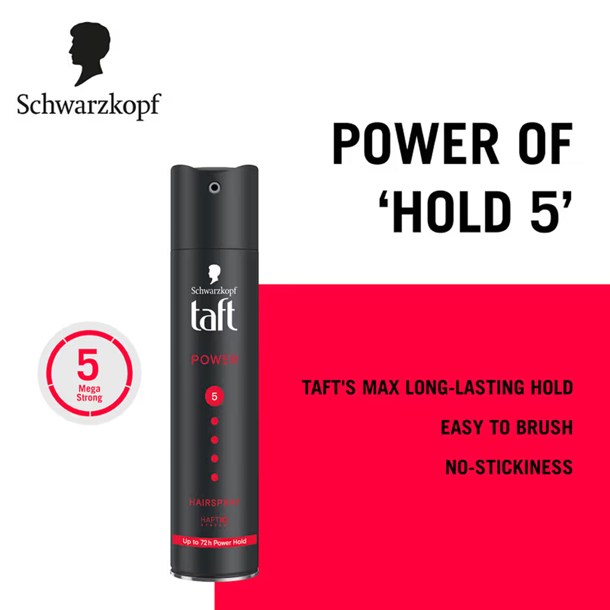 Schwarzkopf Taft Hairspray For Power Hold
