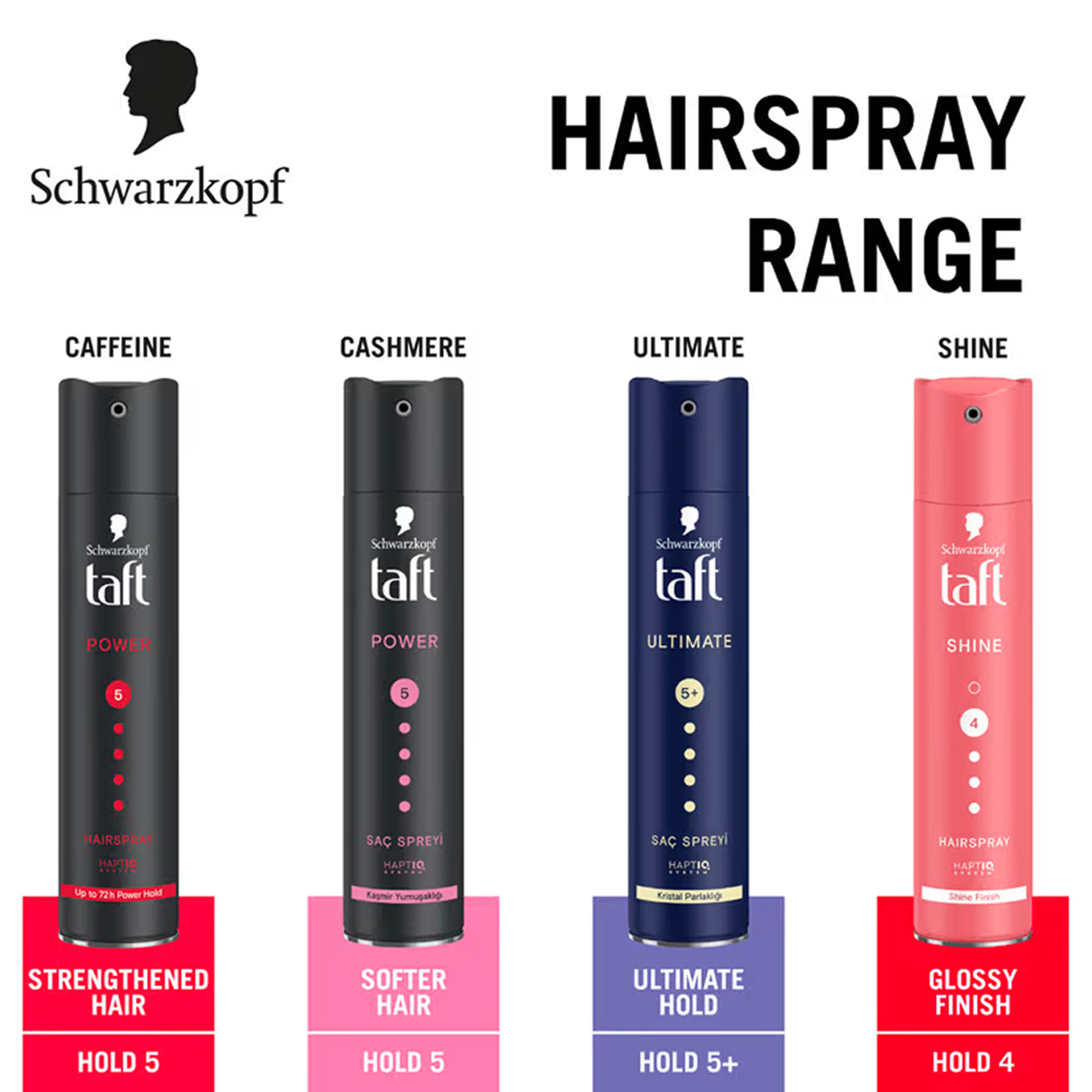 Schwarzkopf Taft Hairspray For Power Hold
