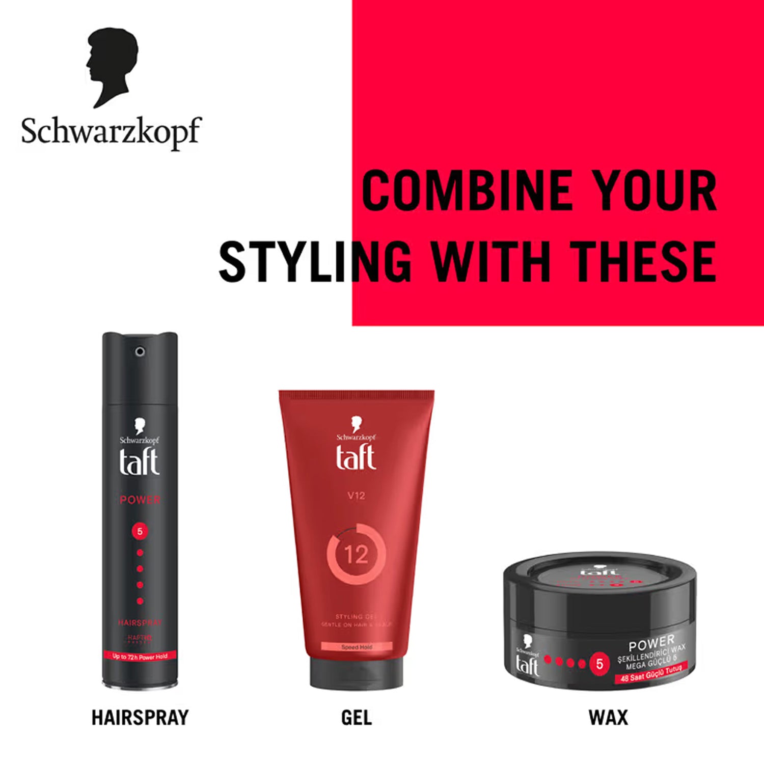 Schwarzkopf Taft Hairspray For Power Hold