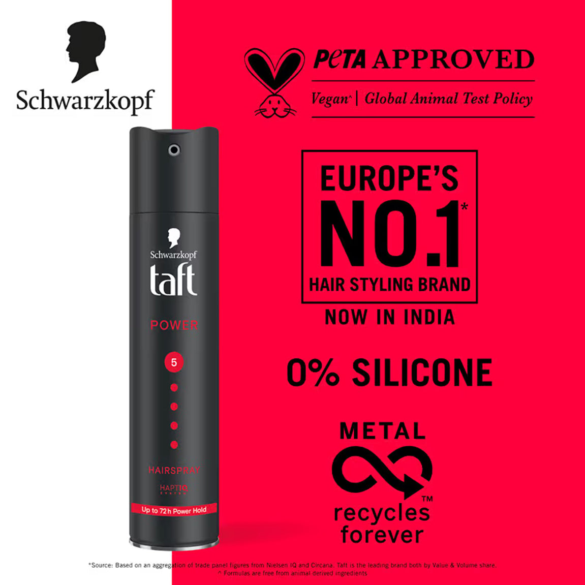 Schwarzkopf Taft Hairspray For Power Hold