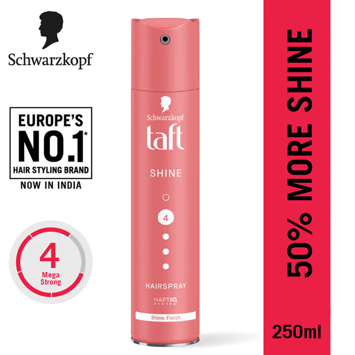 Schwarzkopf Taft Hairspray For Radiant Shine 250Ml