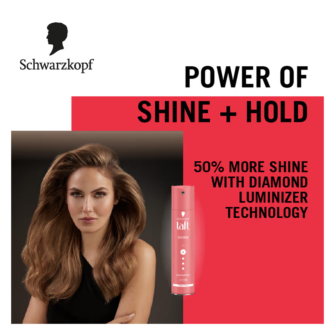 Schwarzkopf Taft Hairspray For Radiant Shine 250Ml