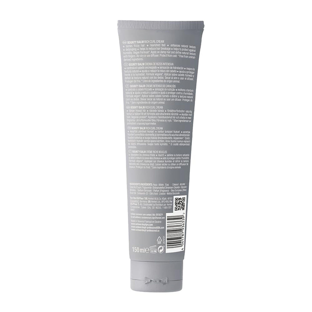Schwarzkopf Professional Osis+ Bounty Balm Rich Curl Cream 150Ml