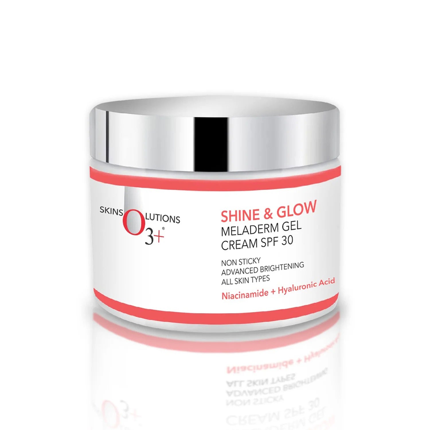 O3+ Shine & Glow Meladerm Gel Cream Spf 30 Niacinamide + Hyaluronic Acid