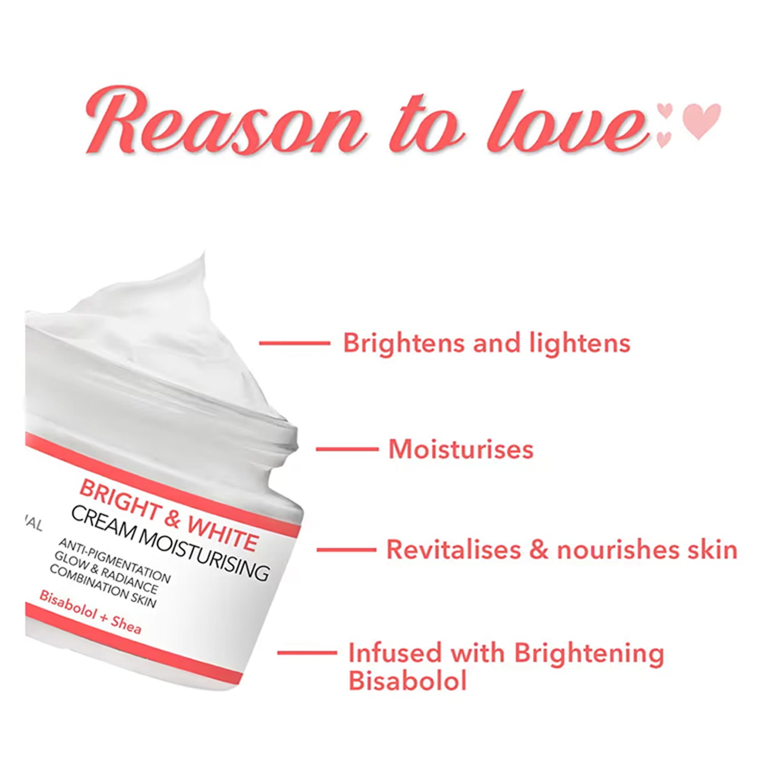 O3+ Bright & White Cream Moisturising Mask Bisabolol + Shea 50G