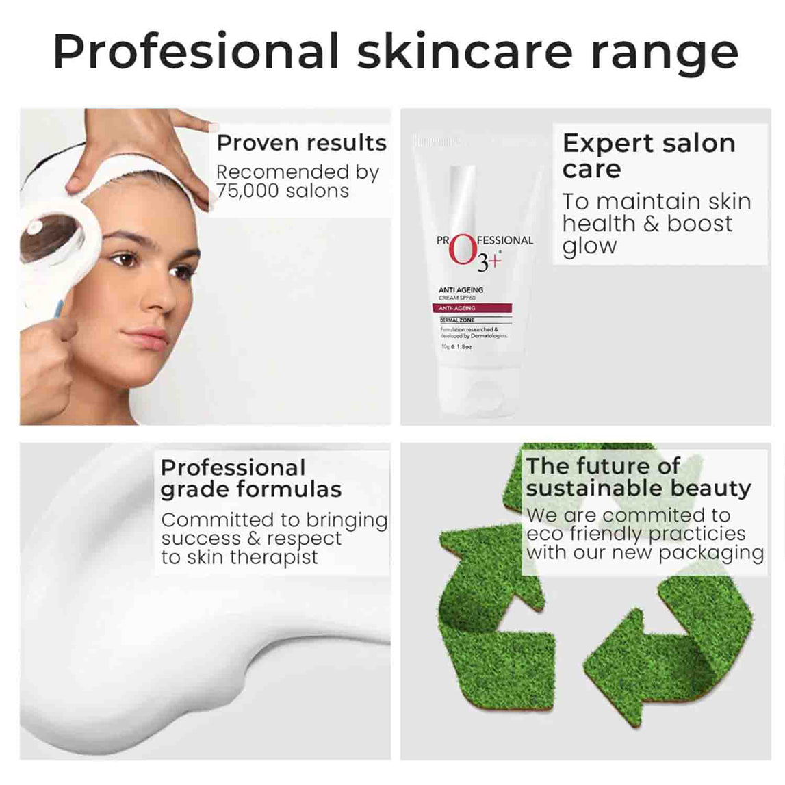O3+ Anti-Ageing Cream Spf 60 Youth Glow Agelock 50G