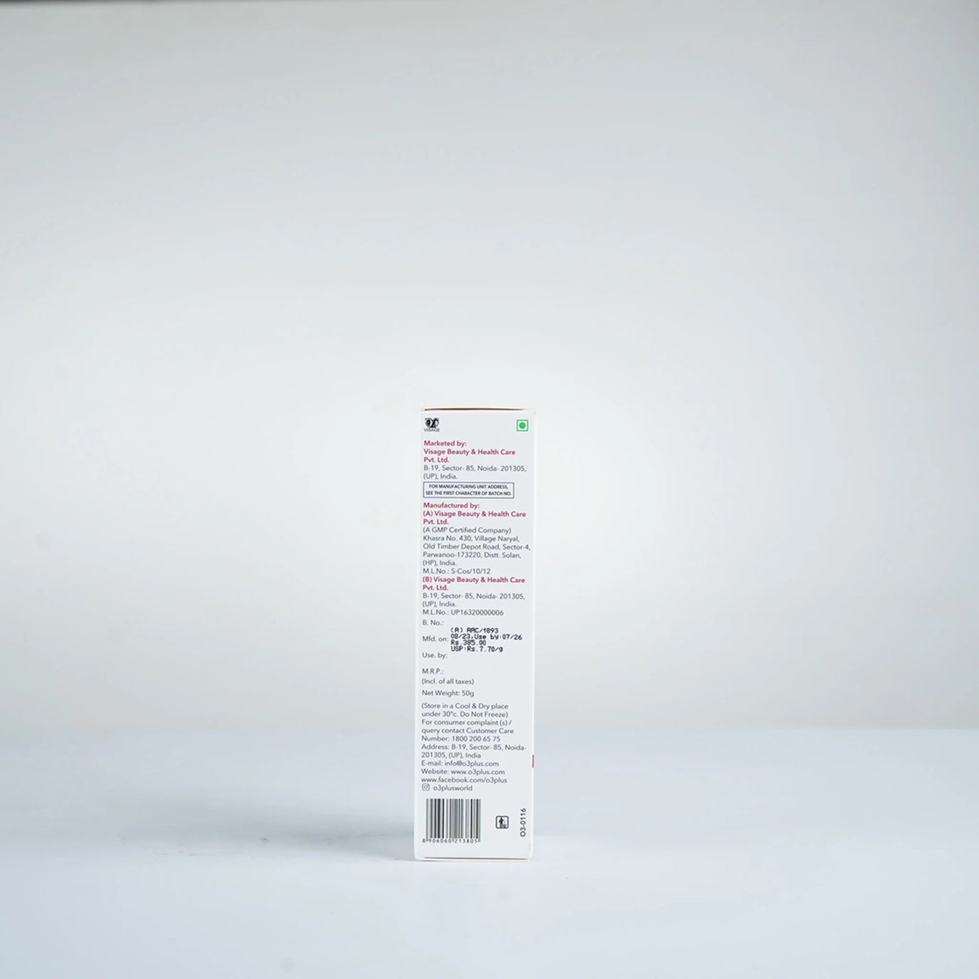 O3+ Anti-Ageing Cream Spf 60 Youth Glow Agelock 50G