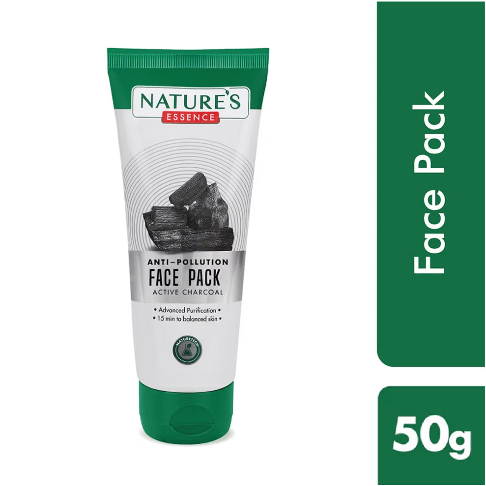 Natures Essence Anti Pollution Charcoal Face Scrub(50G)