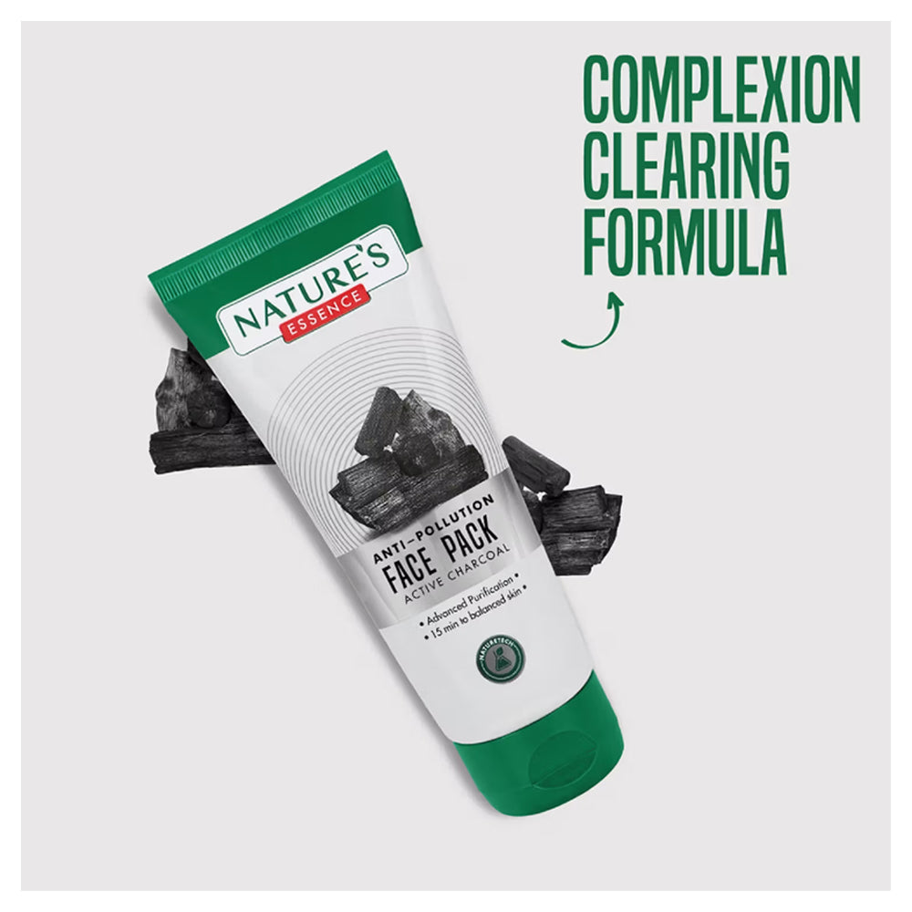 Natures Essence Anti Pollution Charcoal Face Scrub(50G)