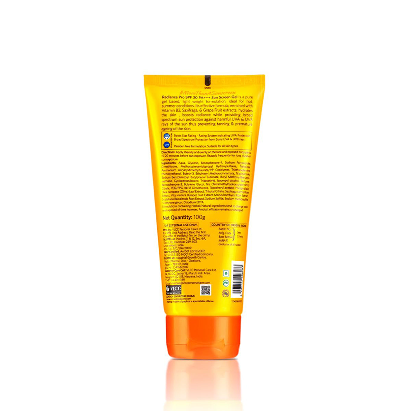 Vlcc Radiance Pro Spf 30 Pa+++ Sunscreen Gel