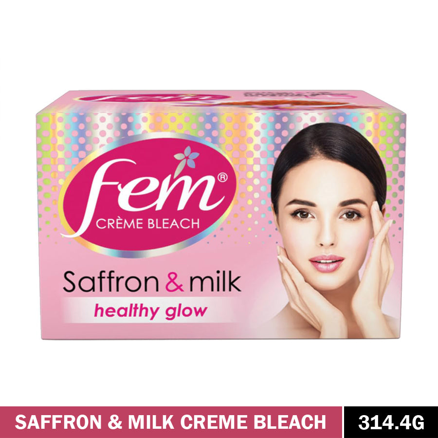 Fem Salon Professional Creme Bleach Saffron & Milk