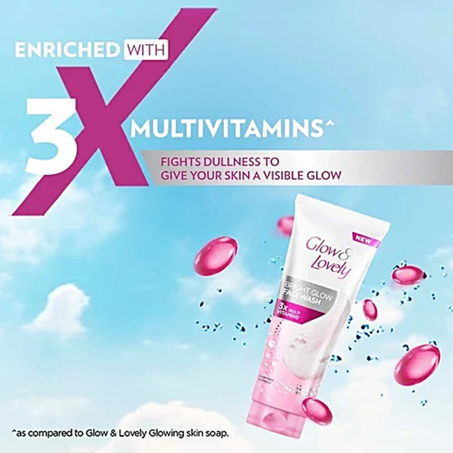 Fair & Lovely Glow & Lovely Bright Glow Facewash