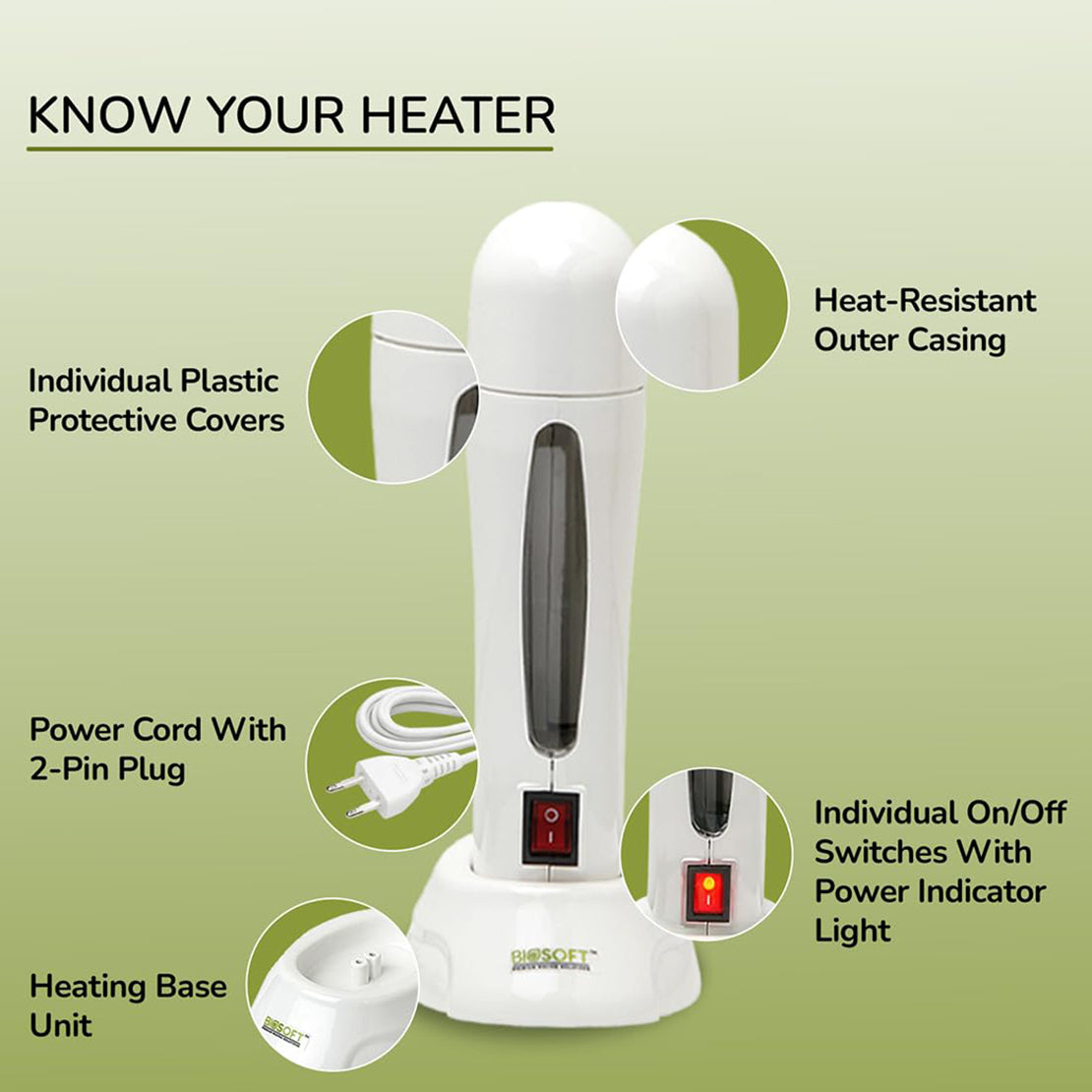 Biosoft Roll On Wax Heater