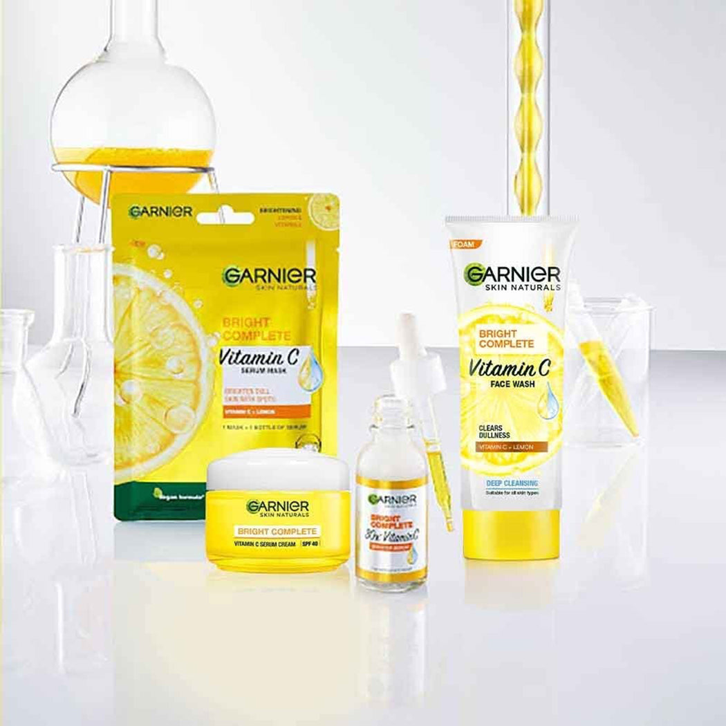 Garnier Bright Complete Vitamin C Facewash