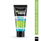 Garnier Men Oil Clear Clay D - Tox Facewash
