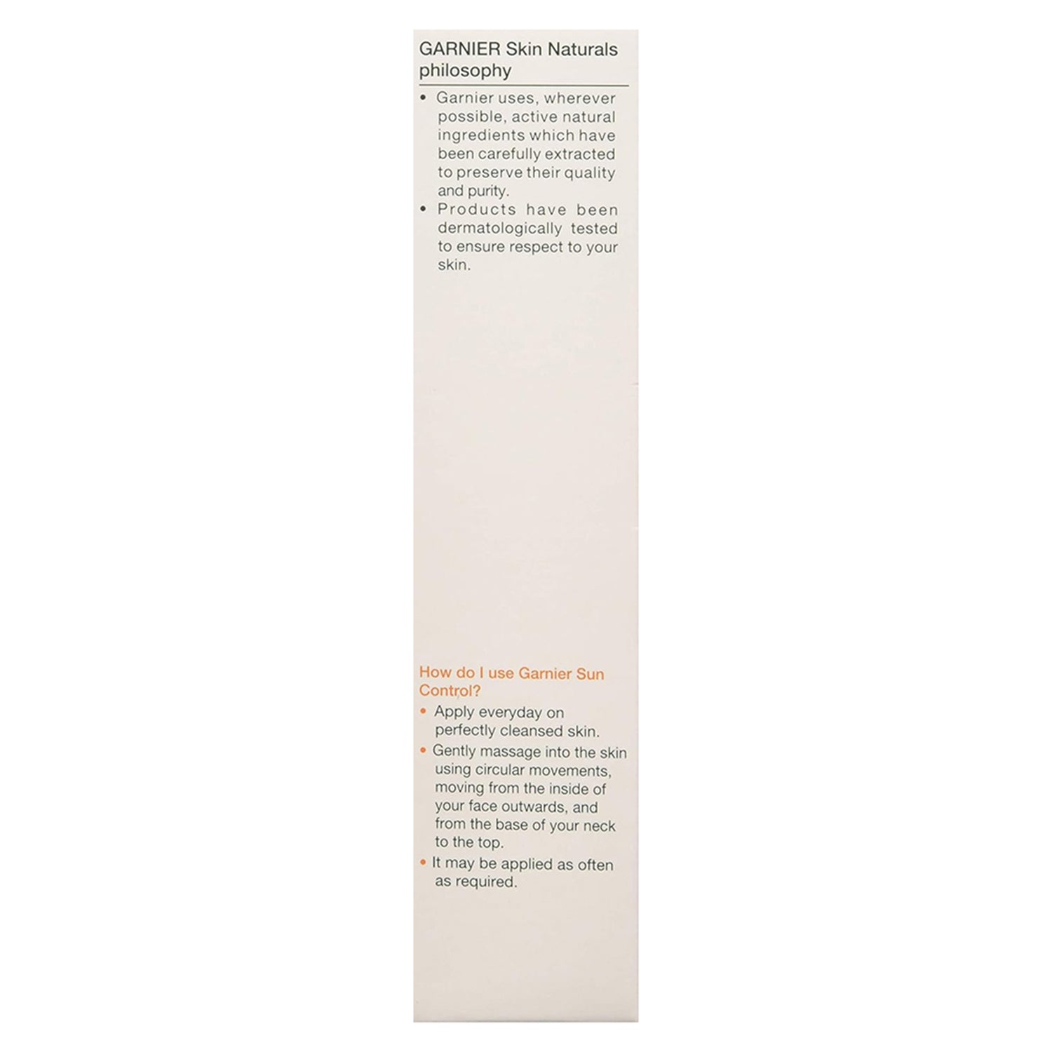 Garnier Sun Control Moisturizer Spf 6 50Ml