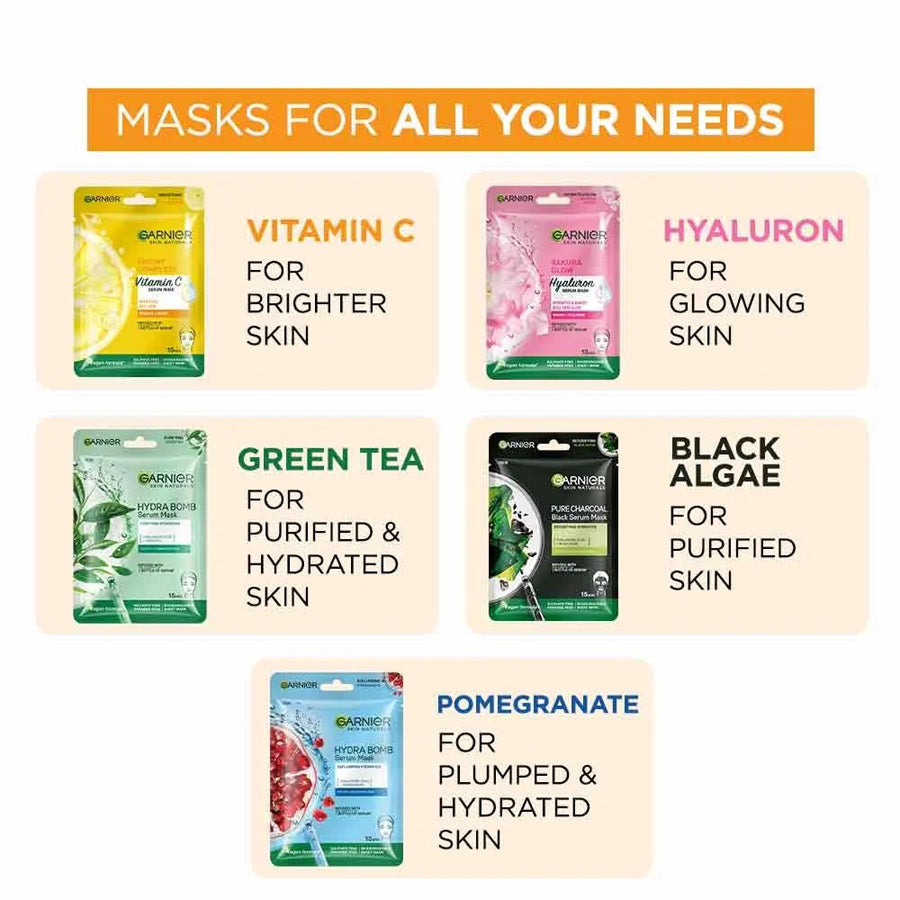 Garnier Bright Complete Serum Sheet Mask 28G