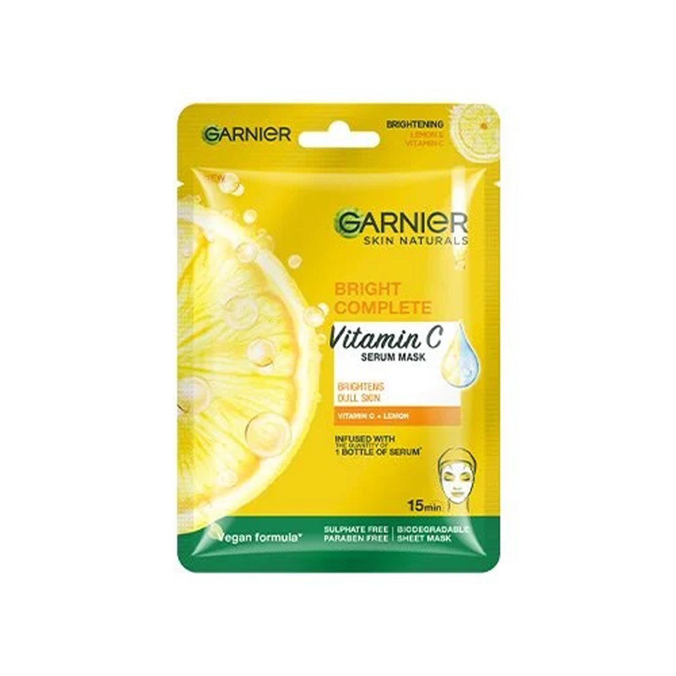 Garnier Bright Complete Serum Sheet Mask 28G