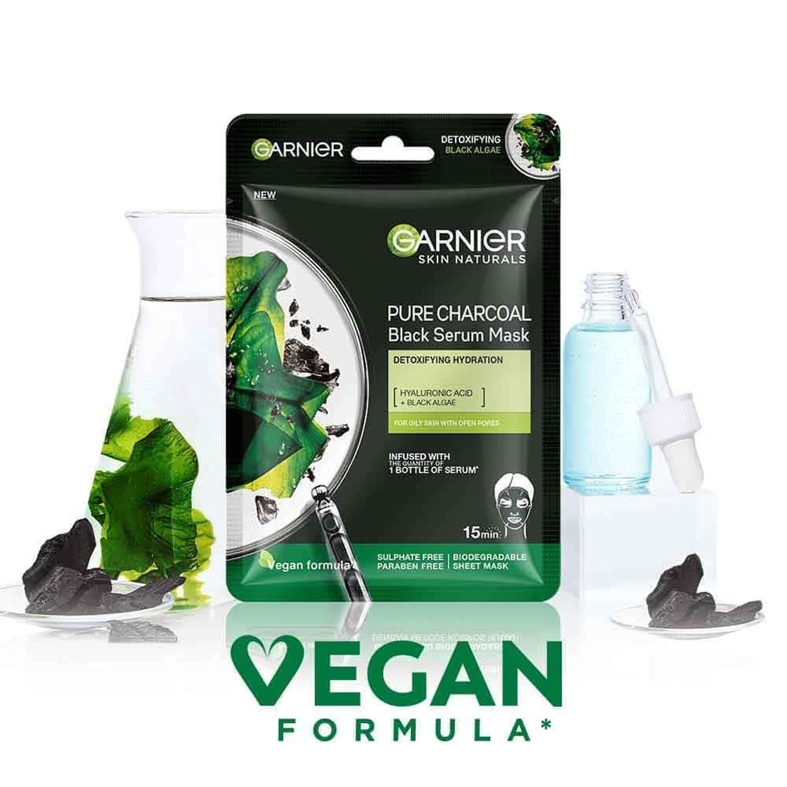 Garnier Charcoal Serum Sheet Mask 28G