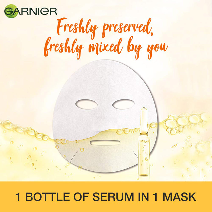 Garnier Fresh Mix Vitamin C Serum Sheet Mask 33G