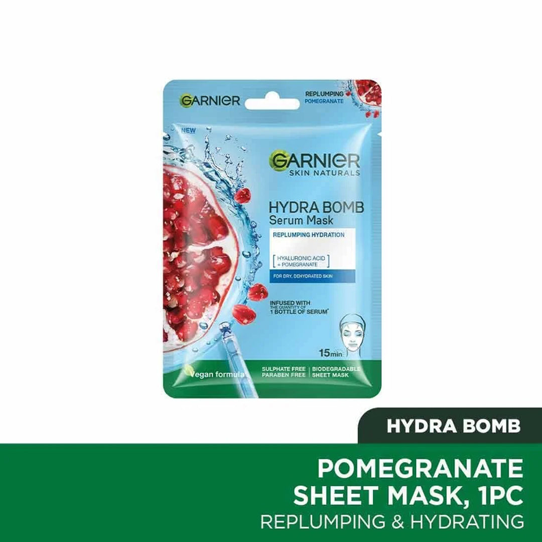 Garnier Hydra Bomb Pomegranate Serum Sheet Mask 32G