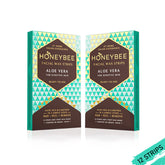 Honeybee Facial Wax Strips Aloe Vera For Sensitive Skin