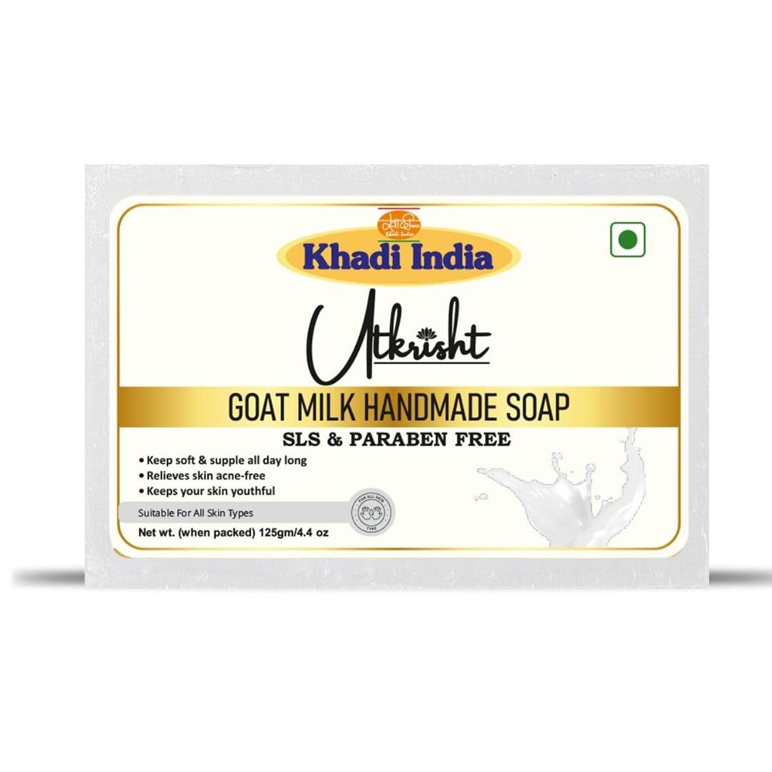 Khadi Goat Milk Handmade Bathing Bar 125G