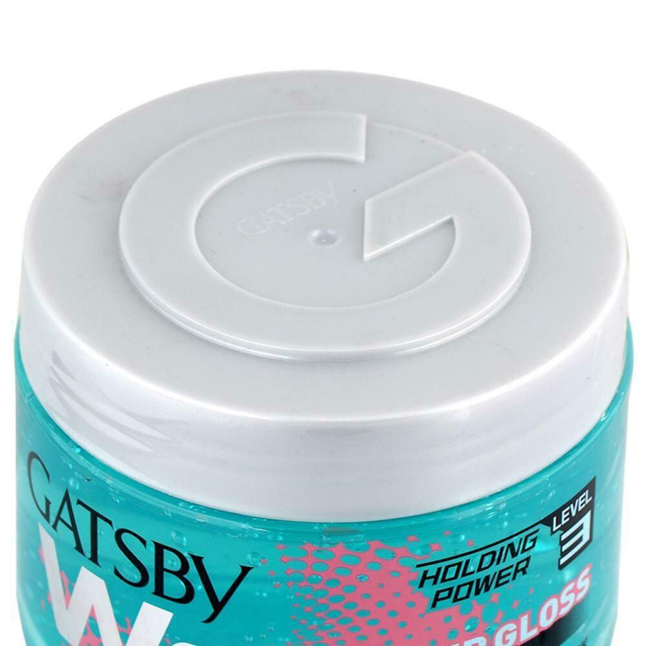 Gatsby Water Gloss Hard Holding Power Level 3 Wet Look Styling Hair Gel