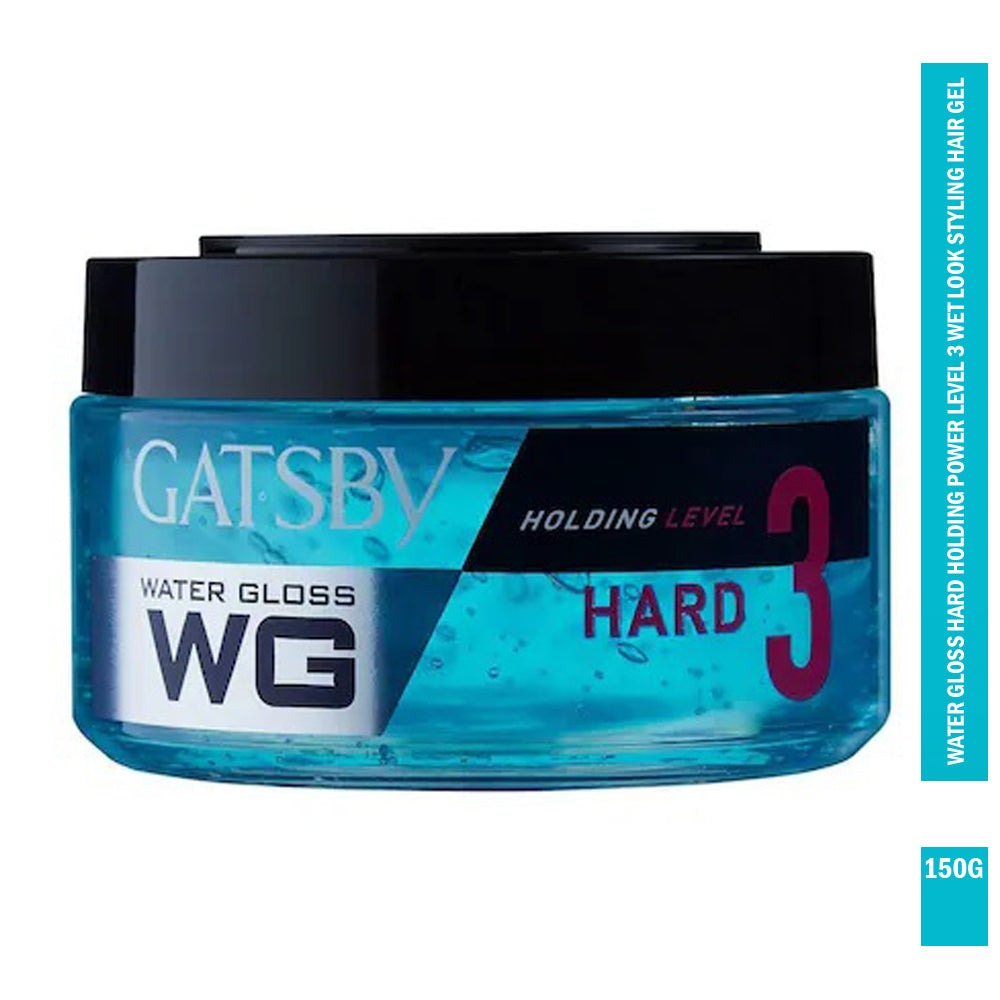 Gatsby Water Gloss Hard Holding Power Level 3 Wet Look Styling Hair Gel