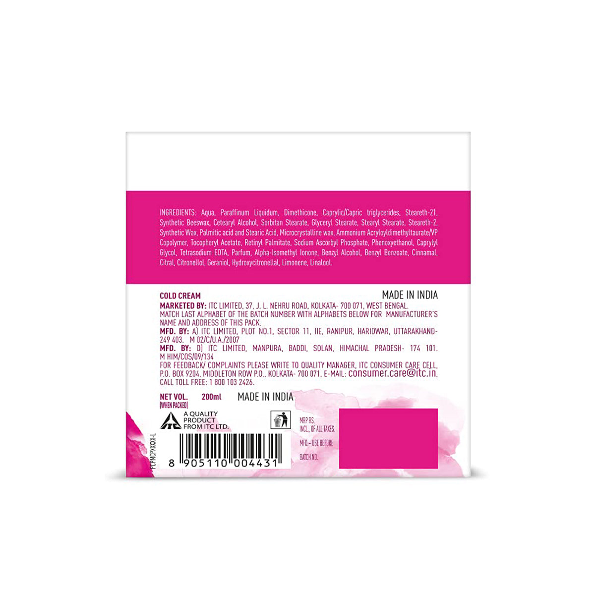 Charmis Deep Nourishing Cold Cream With Vitamin C- A & E 200Ml