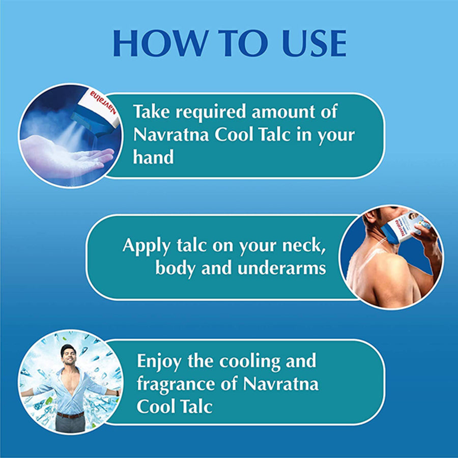 Navratna Cool Talc Mint Fresh