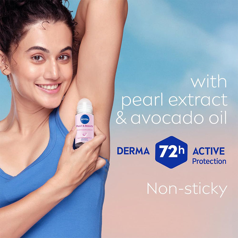 Nivea Pearl & Beauty Deodorant Roll On 50Ml