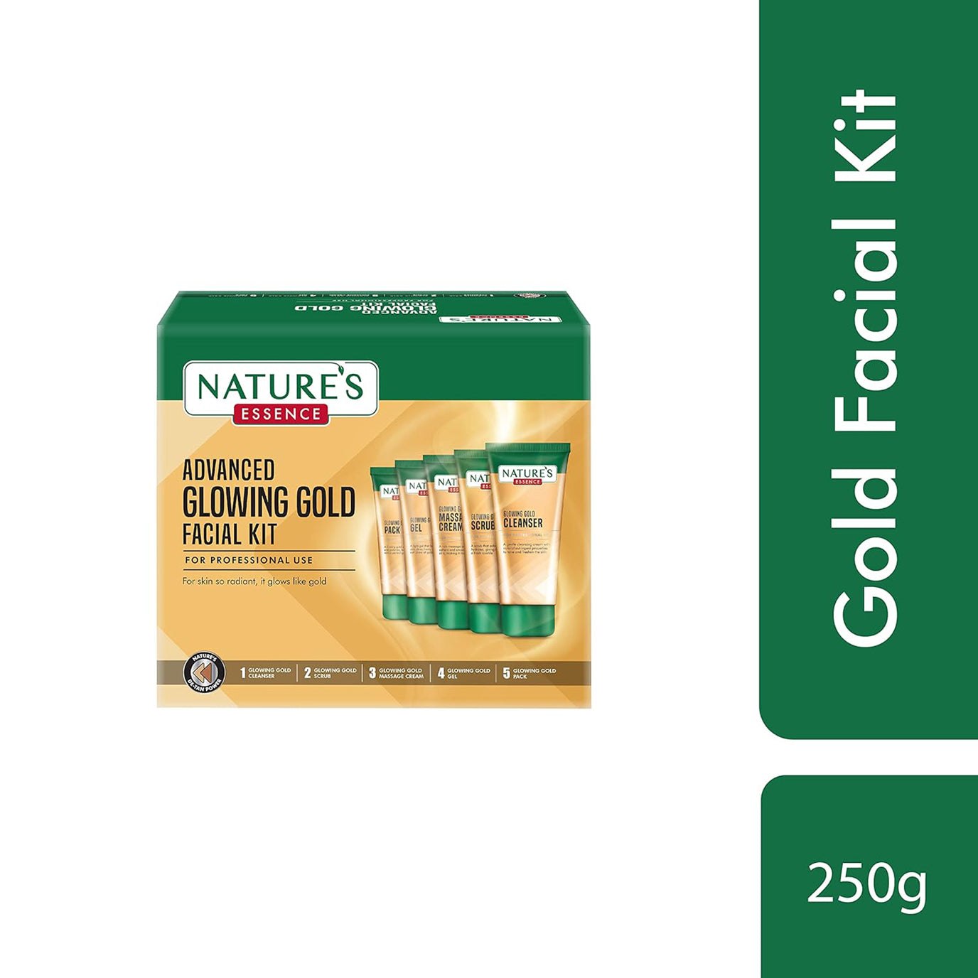 Natures Advanced Glowing Gold Facial Kit