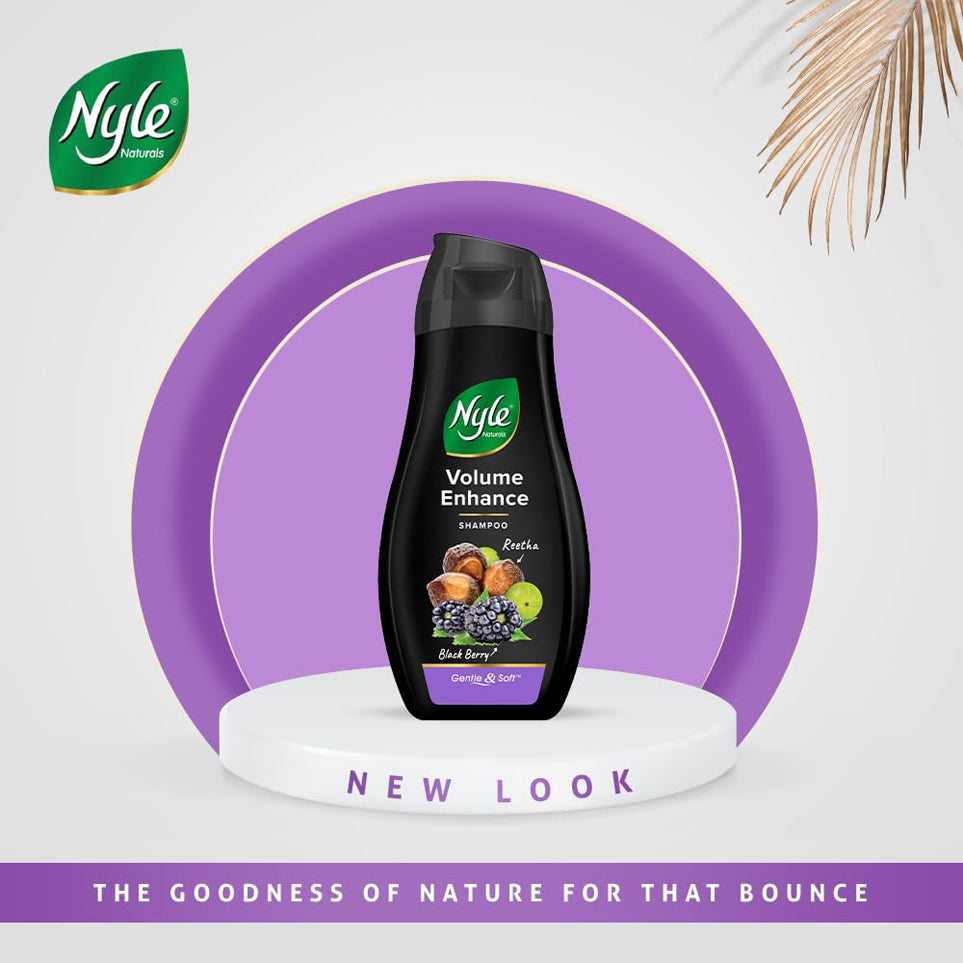 Nyle Volume Enhance Shampoo Reetha Black Berry
