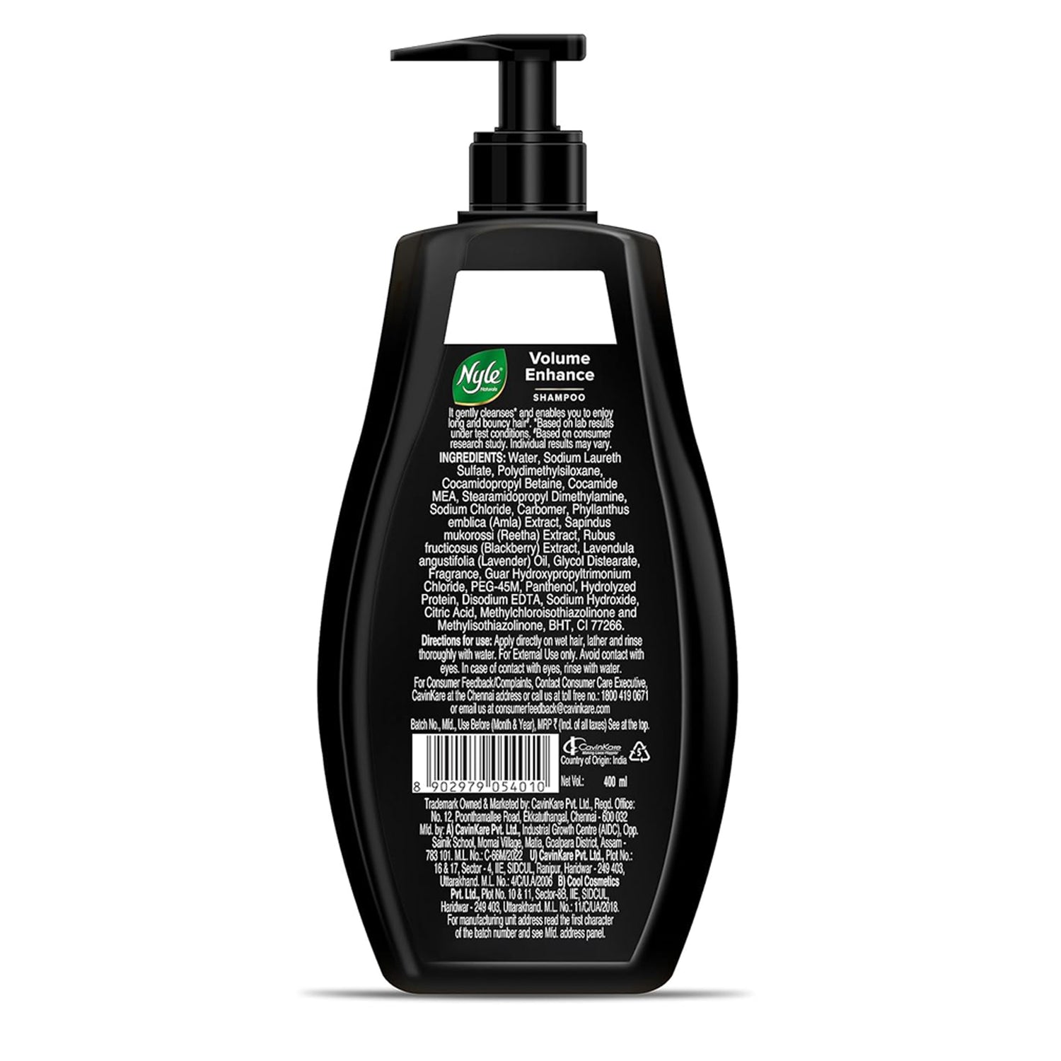 Nyle Volume Enhance Shampoo Reetha Black Berry