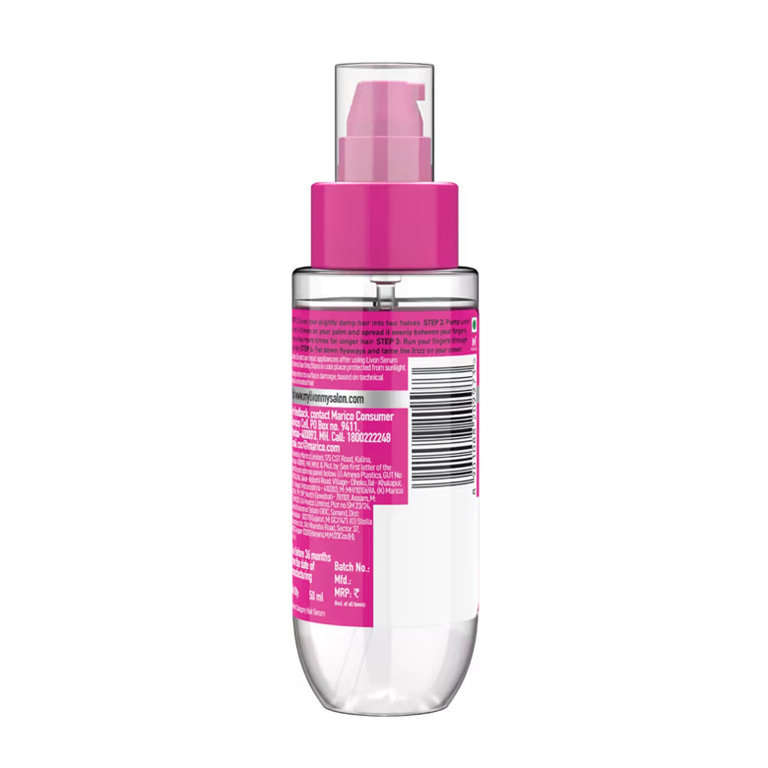 Livon Hair Serum For Women & Men All Hair Types Smooth, Frizz Free & Glossy Hair