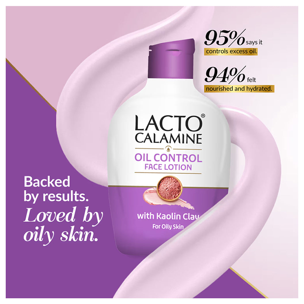 Lacto Calamine Face & Body Lotion Moisturizer For Oily Skin- Kaolin Clay & Glycerin Extracts