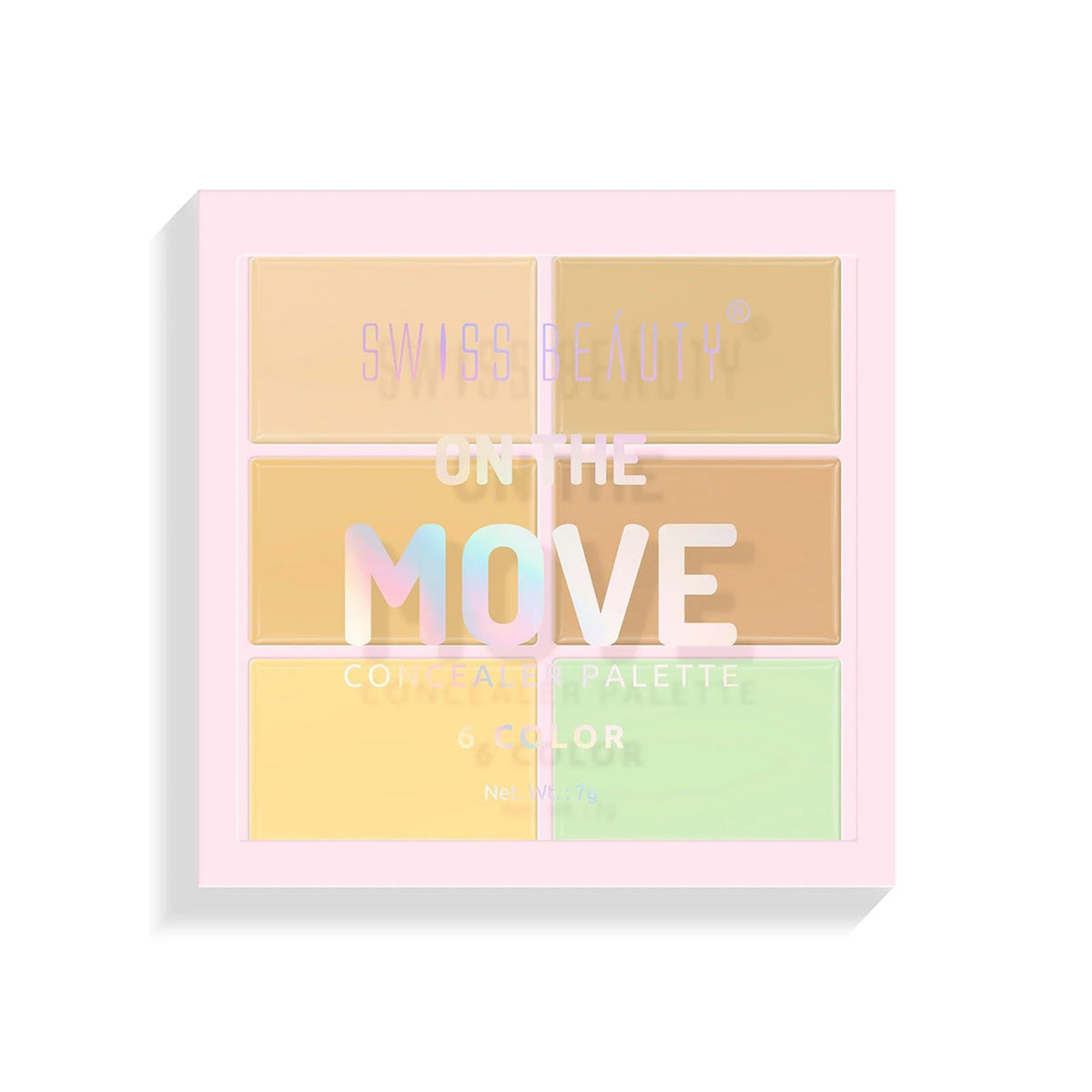 Swiss Beauty On The Move Concealer Palette 6 Color 7G