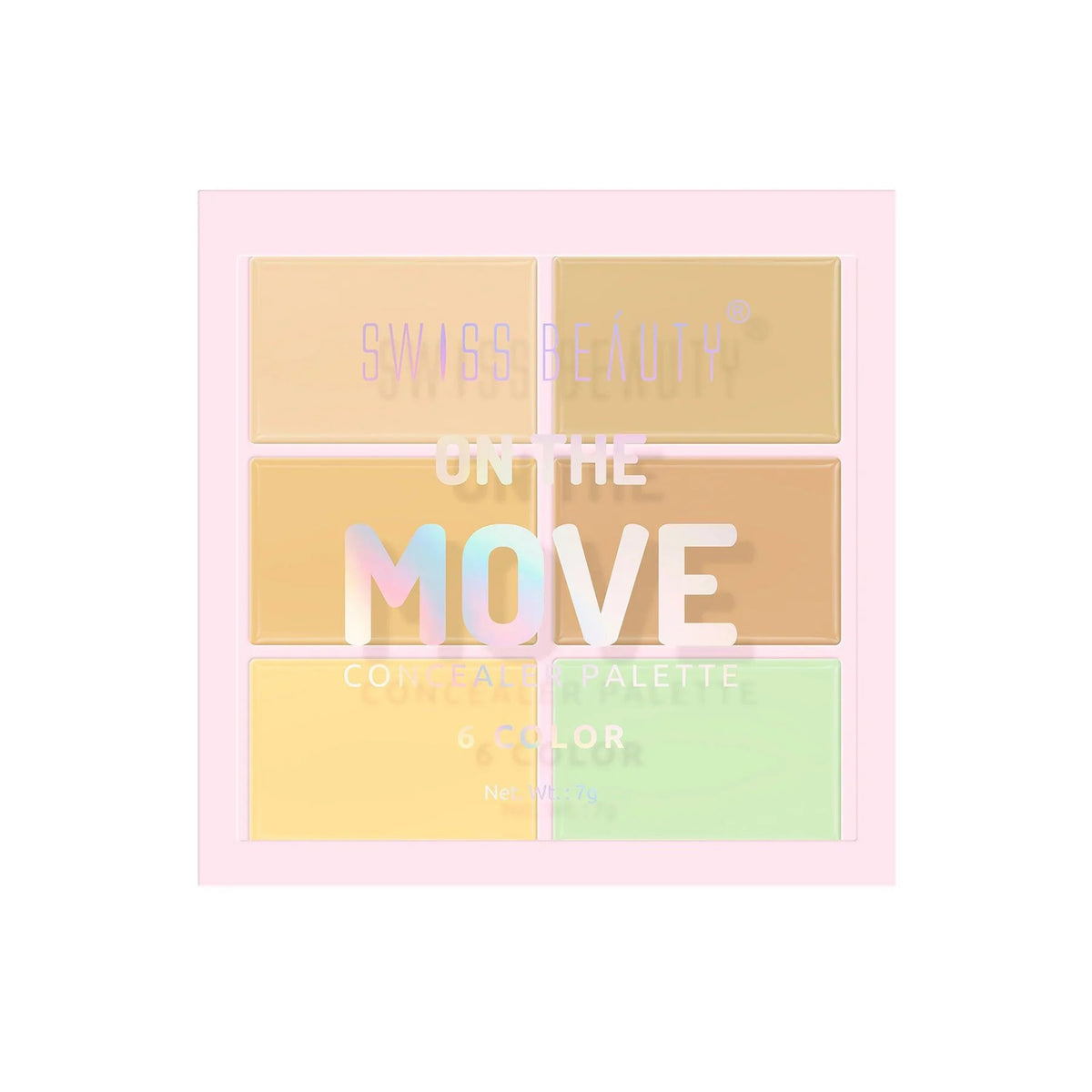 Swiss Beauty On The Move Concealer Palette 6 Color 7G