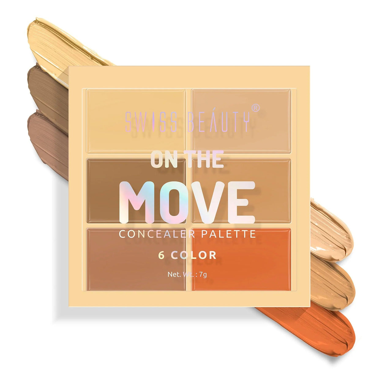 Swiss Beauty On The Move Concealer Palette 6 Color 7G
