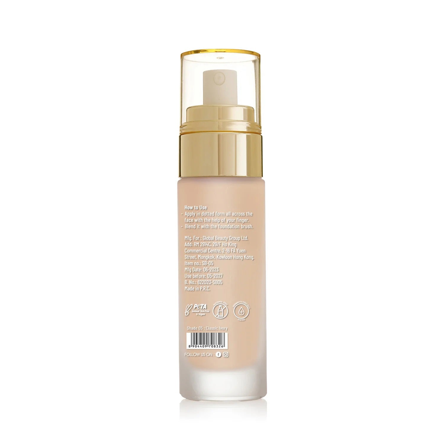 Swiss Beauty High Performance Foundation 55G