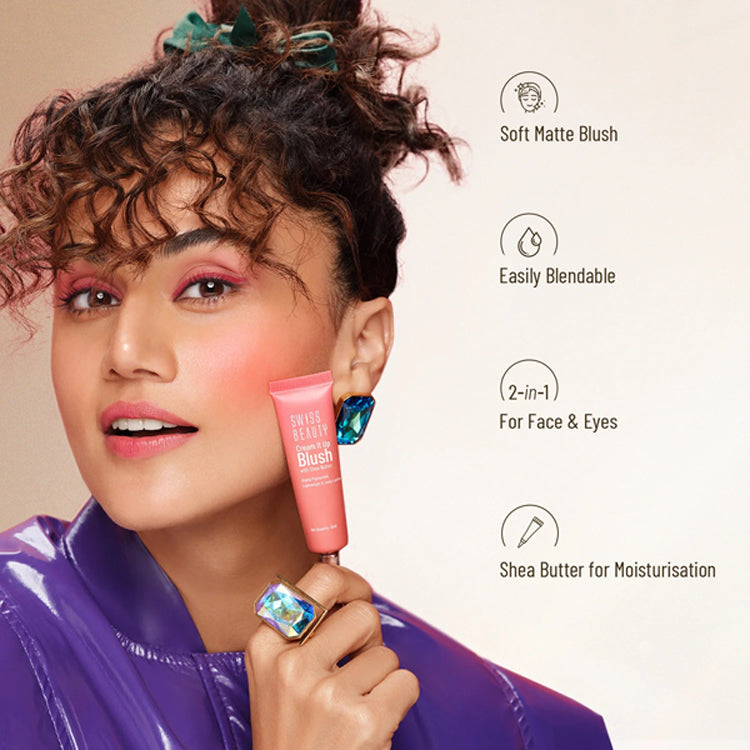 Swiss Beauty Cream It Up Blush With Shea Butter 10G