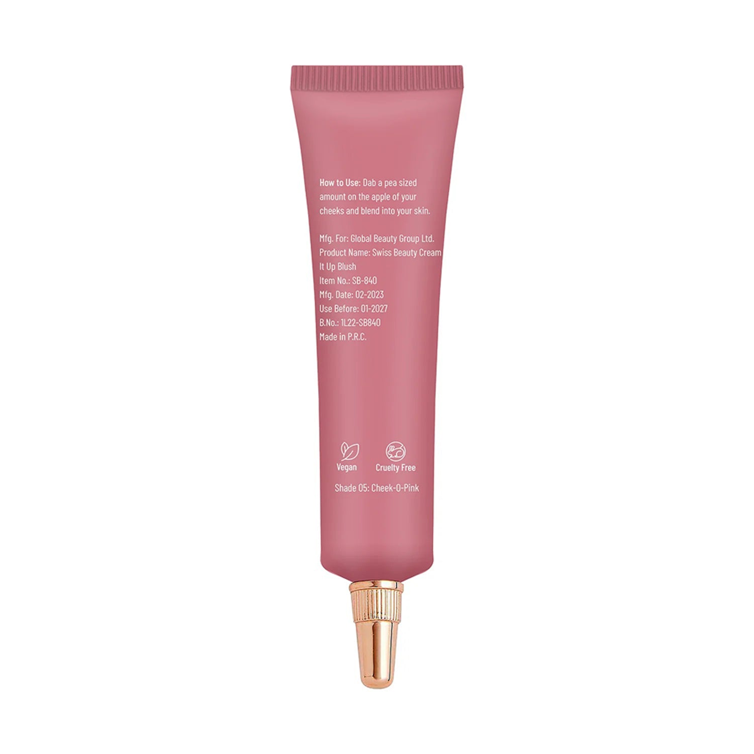 Swiss Beauty Cream It Up Blush With Shea Butter 10G