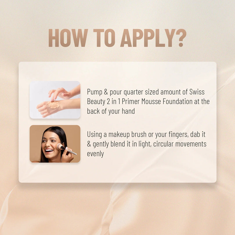 Swiss Beauty Mousse Foundation Primer 40Ml