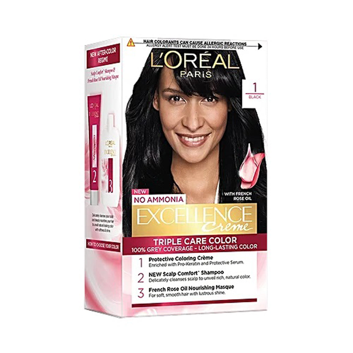 Loreal Paris Excellence Creme Triple Care Hair Color 25G+25Ml